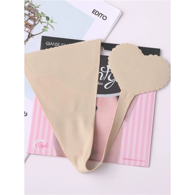 Invisible C-Shaped Lace Thong Panties for Women, Sexy Seamless One-Piece Model T-Back Underwear Invisible C-Shaped Lace Thong Panties for Women, Sexy Seamless One-Piece Model T-Back Underwear