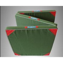 2024 new canvas tri-fold gymnastics mat canvas dance practice mat fitness mat folding sit-up mat multi-function
