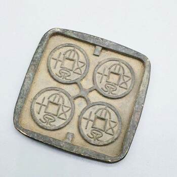 Miscellaneous antiques, antique copper coins, qianfanqianmiao, five-bead coin casting bronze crafts