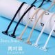 ພິເສດ 3mm stretch bra underwear ສາຍບ່າ exposed suspenders bra straps sexy versatile ສາຍເບິ່ງເຫັນສາມາດປັບໄດ້ສີດໍາ