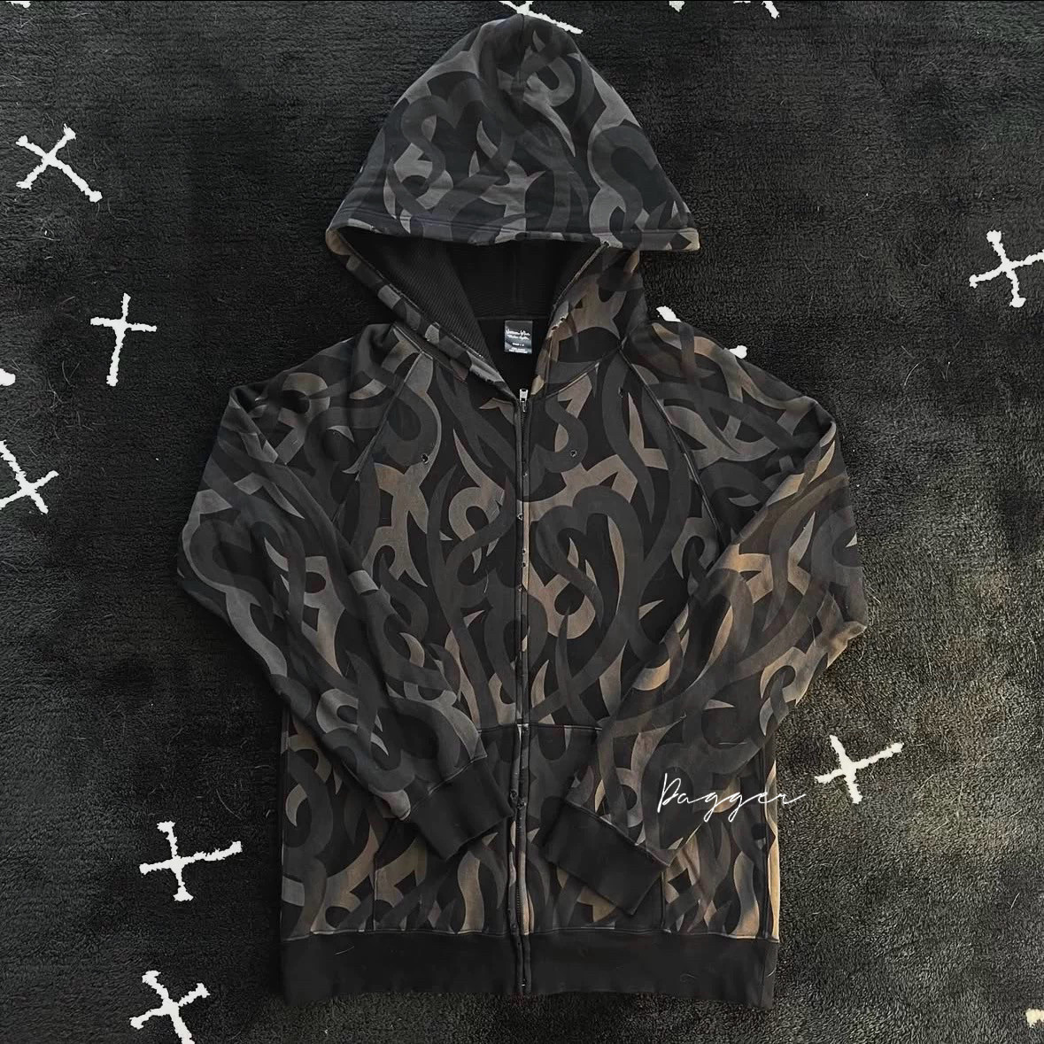 2025秋季新品🔥 | NUMBER (N)INE 04aw Heart Tribal Hoodie GIVE期