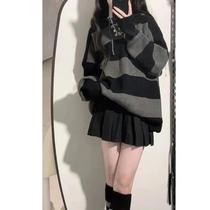 Gidyq Women Knted Sweatirt Korean Faion ripe Female