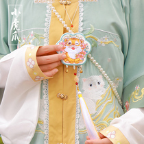 End Afternoon Sachet Cystic Wind Embroidery Profiled hanfu pocketbook Satchel Satchel Pocketbook with Cartoon Incense Bag Pendant