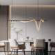 Designer Art Restaurant Island Bar Chandelier Modern Minimalist Nordic Sales Office Arc Line Exhibition Hall Chandelier