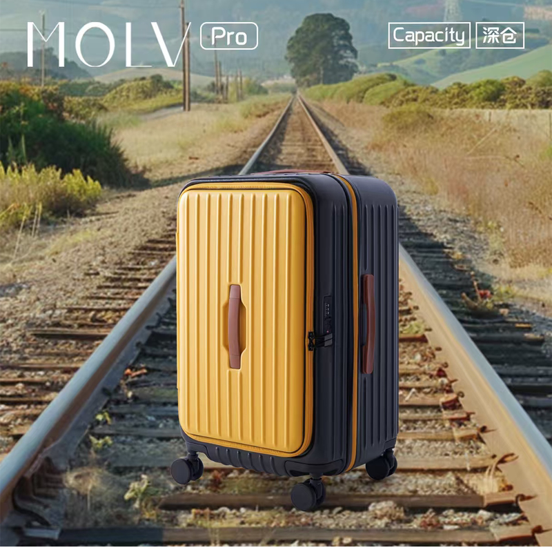 Molv Travel Luggage Trolley Case 24inch Airplane High-Speed Rail Durable and Sturdy Thickened Lightweight Suitcase for Men and Women 20inch Molv Travel Luggage Trolley Case 24inch Airplane High-Speed Rail Durable and Sturdy Thickened Lightweight Suitcase for Men and Women 20inch