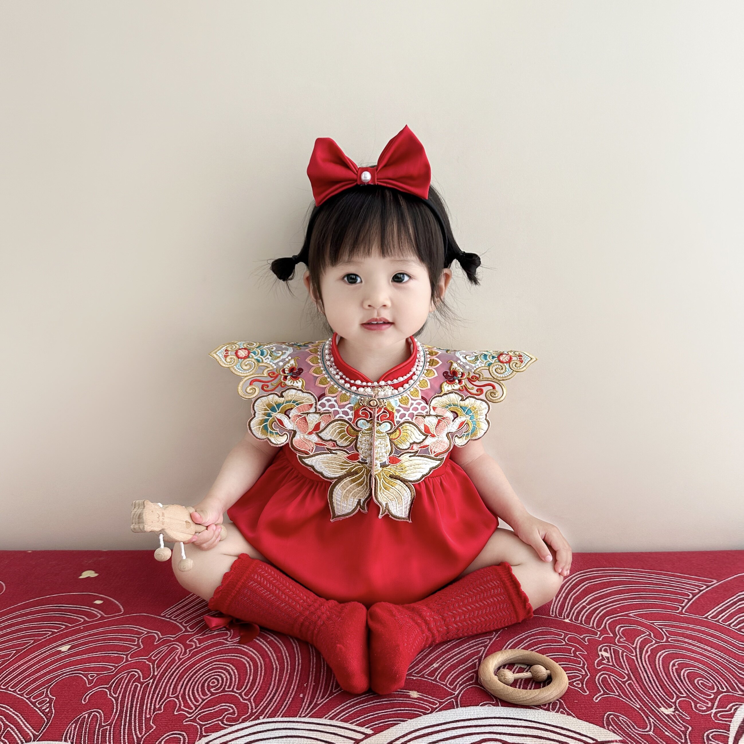 blue dress for baby girl Cute Baby Girl Puffy Red Dress Toddler Birthday Party Princess Dress –  marryshe
