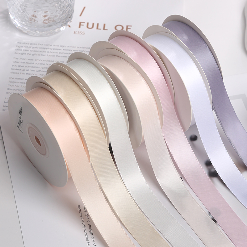 2cm両面リボンポリエステルリボンウェディングDIYリボンギフト包装リボンリボンリボンブーケベーキング