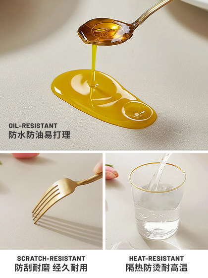 新中式电视柜台面保护垫桌布免洗防油防水玄关桌垫鞋柜垫餐边柜垫