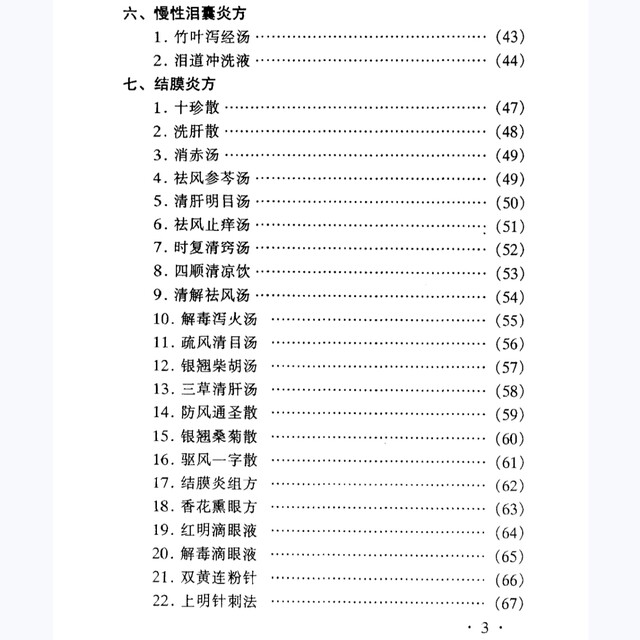 245 Effective Prescriptions for Ophthalmic Diseases, edited by Liu Jianguo, Science and Technology Literature Press, 1998.10