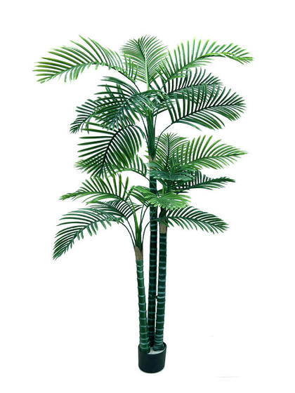 Artificial Geranium Floor Plant, Large Indoor Artificial Areca Palm, Artificial Hawaiian Palm Green Plant Decoration