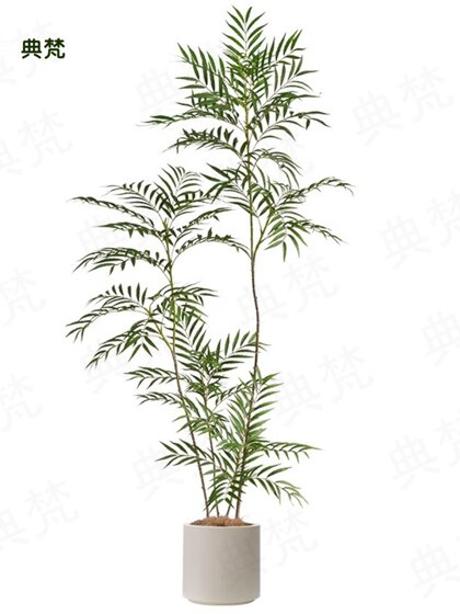 Top Ten Benefits of Artificial Green Plants: High-End Light Luxury Artificial Green Plants, Indoor Large-Scale Simulated Trees, Floor-Standing Bonsai Decoration