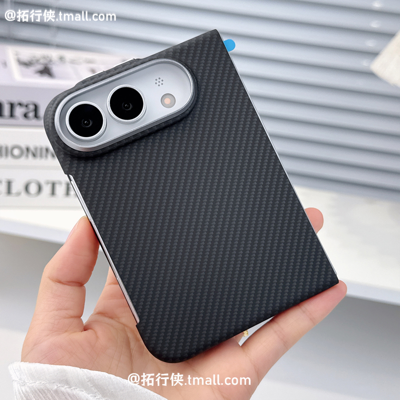 Kevlar Carbon Fiber Pattern Suitable for iPhone 18Duo Foldable Screen Phone Case Apple 18Duo Full Protection Case Front and Back Cover Ultra-Thin Hard Case New Matte Fingerprint-Resistant Business Men's Kevlar Carbon Fiber Pattern Suitable for iPhone 18Duo Foldable Screen Phone Case Apple 18Duo Full Protection Case Front and Back Cover Ultra-Thin Hard Case New Matte Fingerprint-Resistant Business Men's