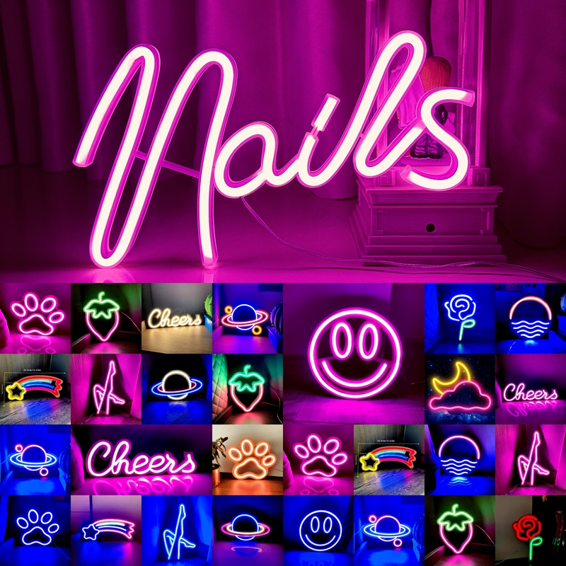 Creative Led Neon Light Wooden Luminous Handicraft Girl's Room Wall Decoration Light Gaming Birthday Camping Light Creative Led Neon Light Wooden Luminous Handicraft Girl's Room Wall Decoration Light Gaming Birthday Camping Light