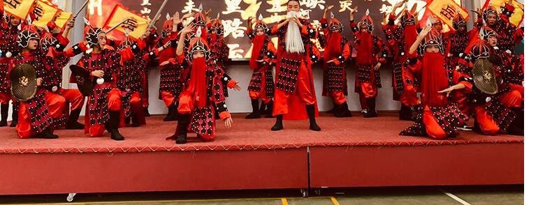 товар из китая 儿童古装汉服三国演义士兵演出服花木兰古代士兵服装岳飞将军盔甲
