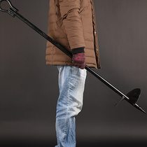 Ground anchor drill spiral ground anchor temporary ground anchor for grinder line construction group tower ground anchor guy wire ground drill