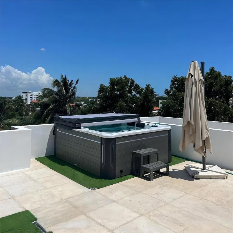 Household Spa Bath Pool House Surfing Massage Spa Bathtub Intelligent Constant Temperature Heating Outdoor Hot Spring Bath Pool Bathtub