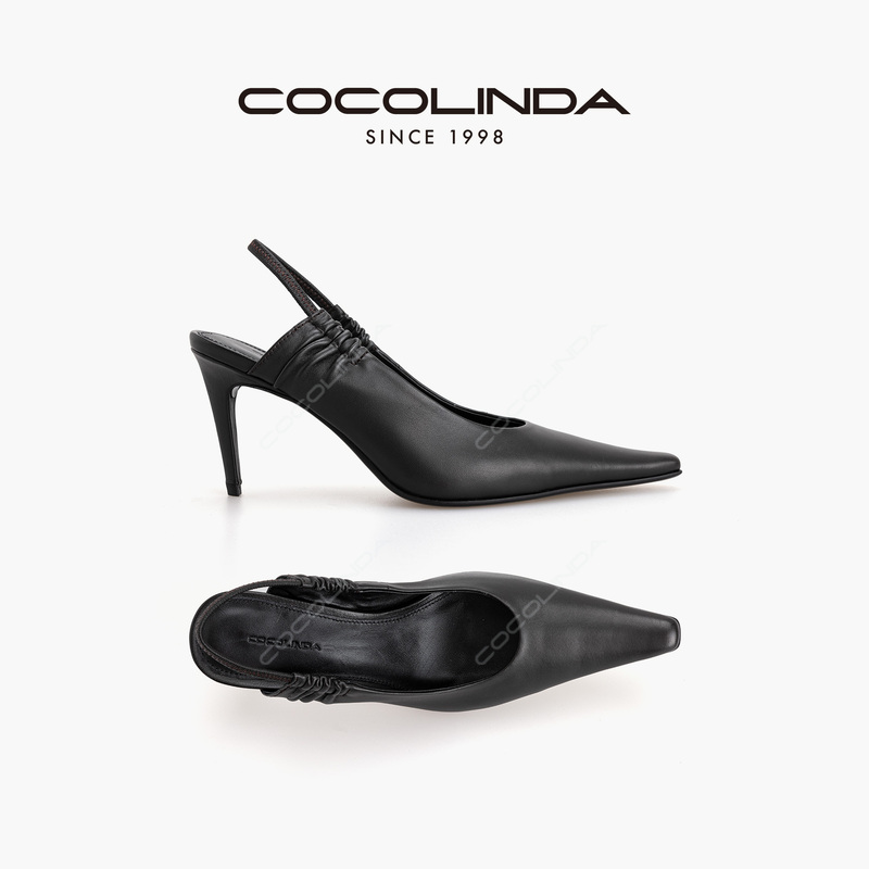Cocolinda “Roland Style” Comfortable Pleated Edge Pointed Toe High Heels (9cm) X5765 Cocolinda “Roland Style” Comfortable Pleated Edge Pointed Toe High Heels (9cm) X5765