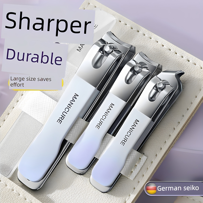 2026 New Model Nail Clipper Alloy Titanium Swiss Imported Russian Set Nail Scissors Household Tool with Angled Edge 2026