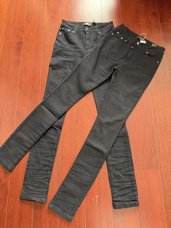 Ais Make Black Basic Pants, Invincible Pleated Technique, Invincible Wrinkle Reinforcement, Am Versatile Magic Pants!