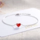 Bộ sưu tập vòng tay nhỏ tươi Sakura nhỏ cúc gạc mèo mặt trăng nhỏ trái tim nhỏ màu đỏ đơn giản vòng tay nữ - Vòng đeo tay Cuff