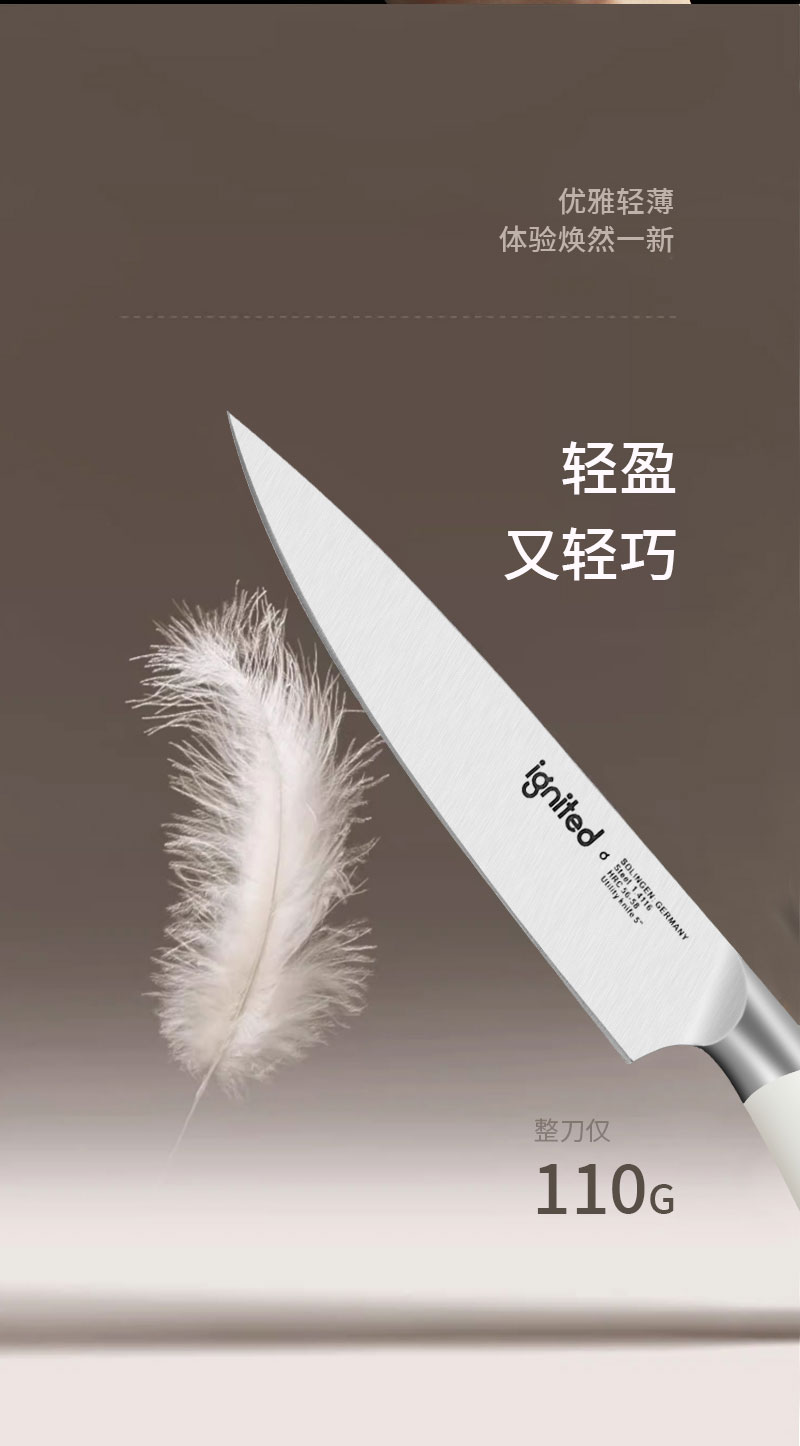 安享好物 安享B级水果刀-朗马Ignited水果刀  
