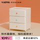 Thickened drawer storage cabinet Home living room cabinets with slit storage love cabinets Japanese bedroom bedside cabinets
