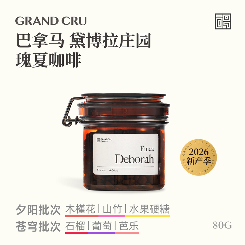 Grand Cru Grade Coffee 26Th Harvest Season Panama Deborah Estate Sunset Sky Batch Geisha