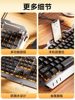 Wired E-Sports Gaming Keyboard and Mouse Set, Metal Mechanical Feel, Silent, Universal for Desktop Computers, Office Keyboard and Mouse