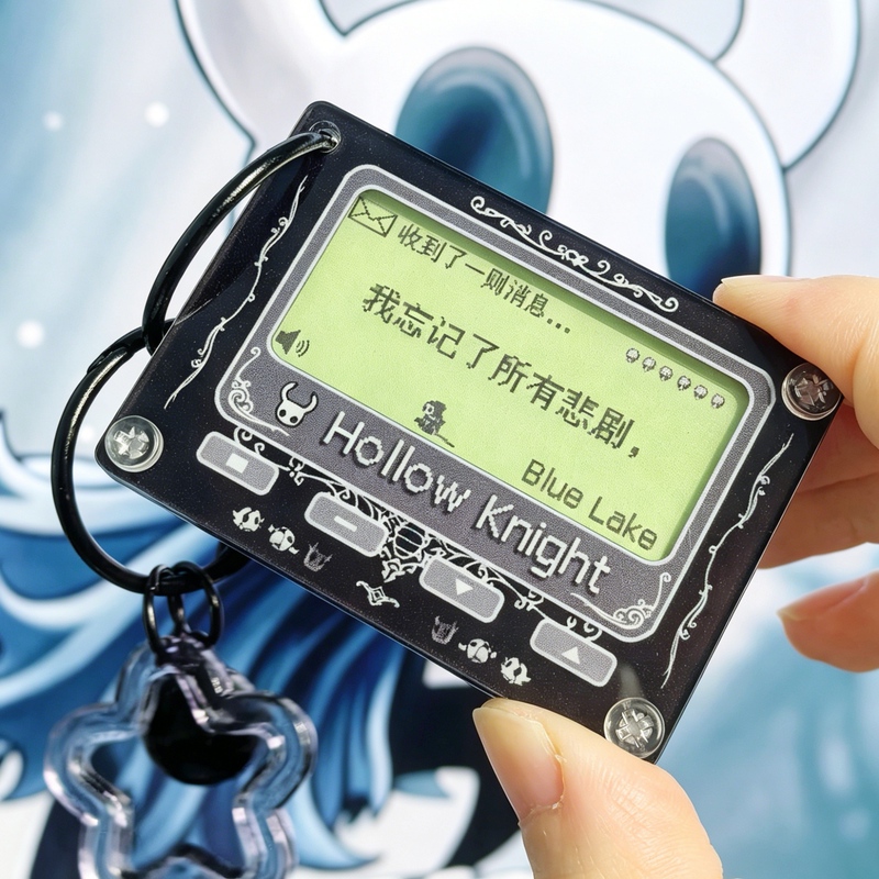 Hollow Knight Merchandise Pager Pendant Holographic Acrylic Pendant Backpack Keychain Game Console Pendant Backpack Hollow Knight Merchandise Pager Pendant Holographic Acrylic Pendant Backpack Keychain Game Console Pendant Backpack