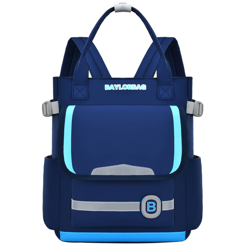 Student Tutoring Tote Bag, Book Bag, Art Bag, Tutoring Bag, Cram School Small Backpack, Special for Elementary School Students, Junior High School Girls and Boys Book Bag, Tutoring Bag, Cram School Bag with Homework Bag, Oxford Cloth