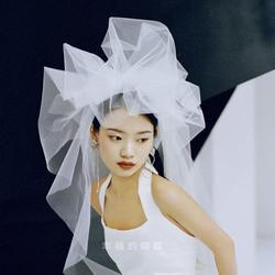 Long Style 2022 Bubble Grab 사진 웨딩 드레스 새로운 스타일 사진 베일 수제 퍼프 샌드 액세서리 사진 스튜디오