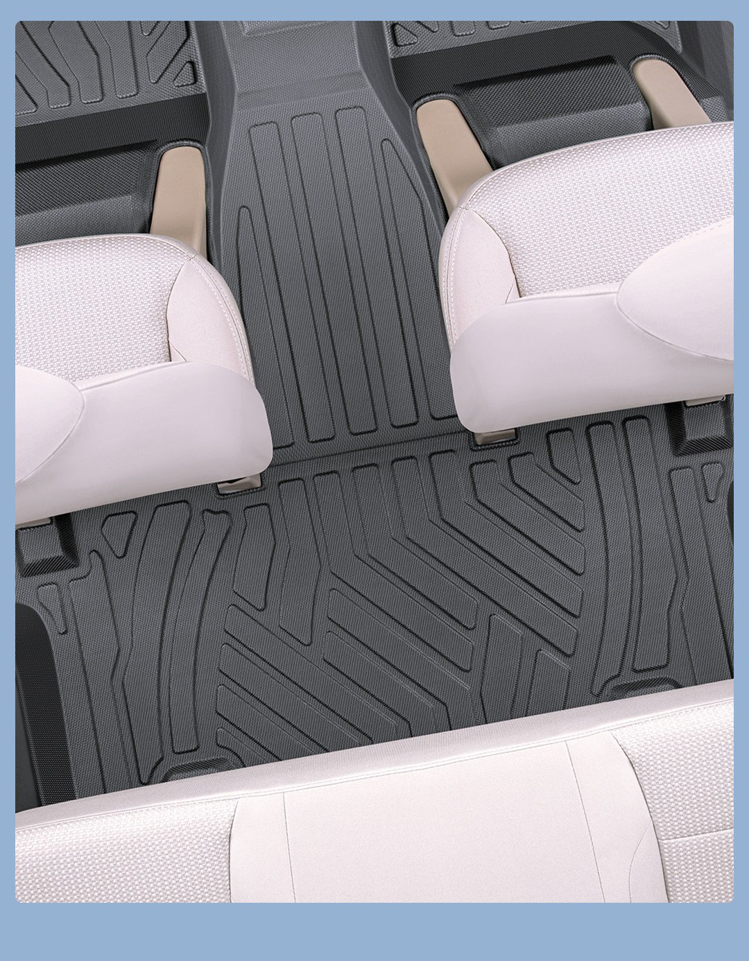 Suitable for Wuling Hongguang S, full-coverage 7-seater 5V original factory driver's side TPE carpet modification accessories