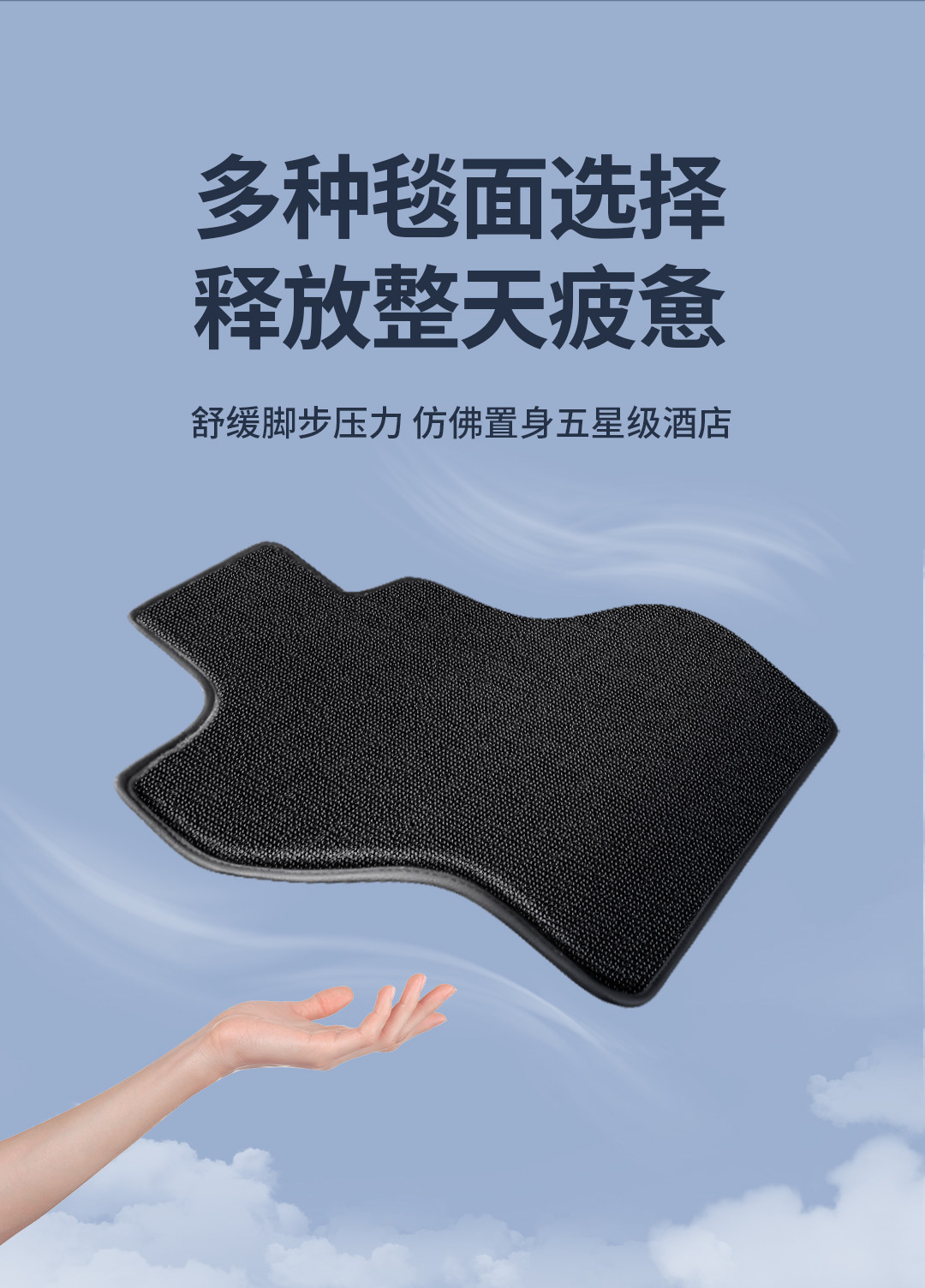 Suitable for Wuling Hongguang S, full-coverage 7-seater 5V original factory driver's side TPE carpet modification accessories