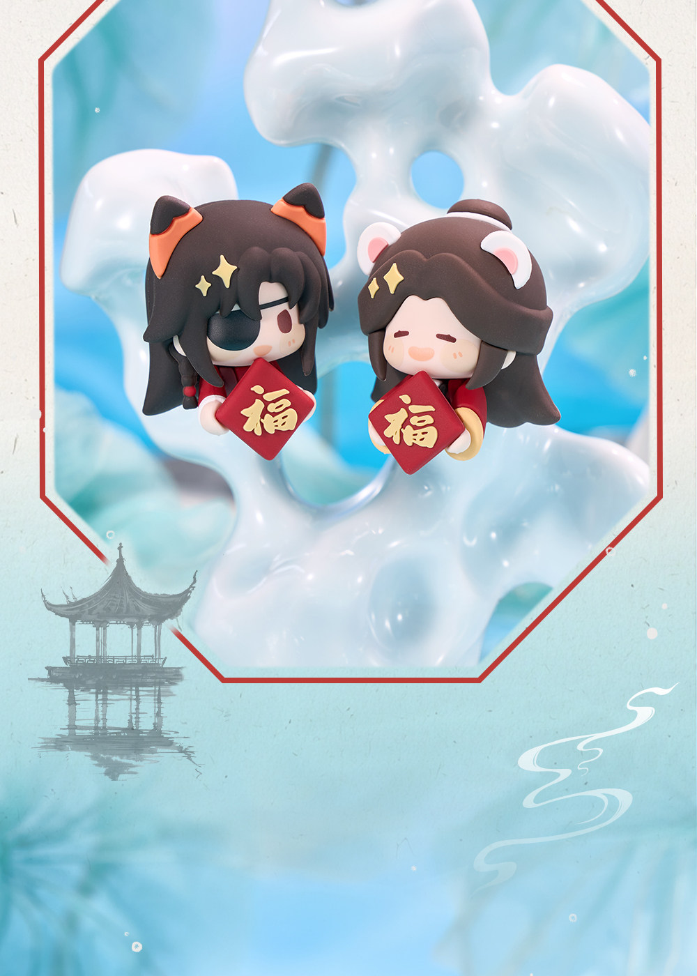 MINIDOLL TGCF Qinglian Lianlian refrigerator magnet blind box detail image 6