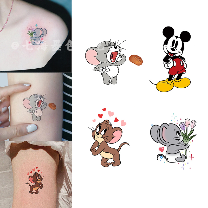 Cute Cartoon Anime Student Colorful Tattoo Stickers for Men and Women, Waterproof and Long-Lasting, Small Pattern Tattoo Stickers for Arms and Collarbones Cute Cartoon Anime Student Colorful Tattoo Stickers for Men and Women, Waterproof and Long-Lasting, Small Pattern Tattoo Stickers for Arms and Collarbones