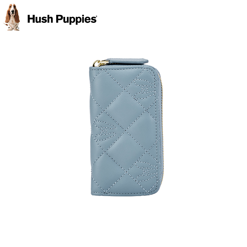 【Outlet Clearance】Hush Puppies Women's Quilted Key Case Trendy Versatile Card Holder Small Clutch Bag Exquisite and Simple 【Outlet Clearance】Hush Puppies Women's Quilted Key Case Trendy Versatile Card Holder Small Clutch Bag Exquisite and Simple