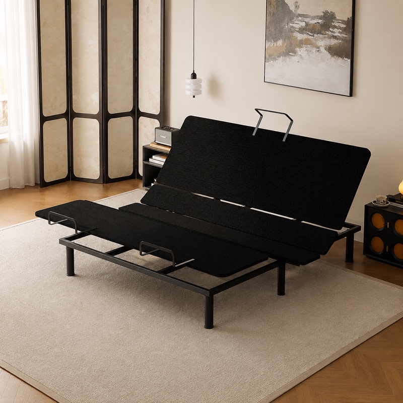Fully Automatic Electric Smart Bed Frame with Cutting-Edge Technology, Multifunctional Zero-Gravity Adjustable High-End Luxurious Master Bedroom Bed Fully Automatic Electric Smart Bed Frame with Cutting-Edge Technology, Multifunctional Zero-Gravity Adjustable High-End Luxurious Master Bedroom Bed
