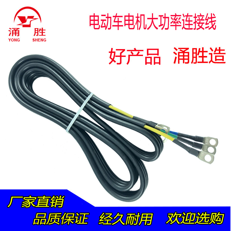 Yongsheng brushless motor main line Electric tricycle motor large line DC motor accessories Motor controller line