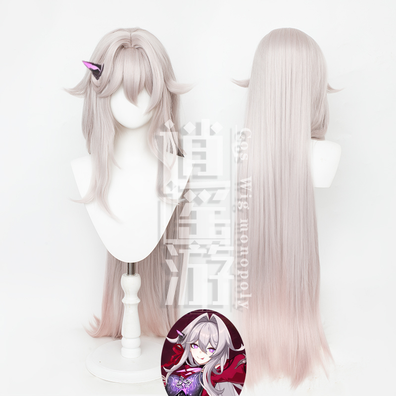 Xiaoyouyou Honkai Impact 3Rd Serium Cosplay Wig with Simulated Scalp Top Game Cosplay Wig