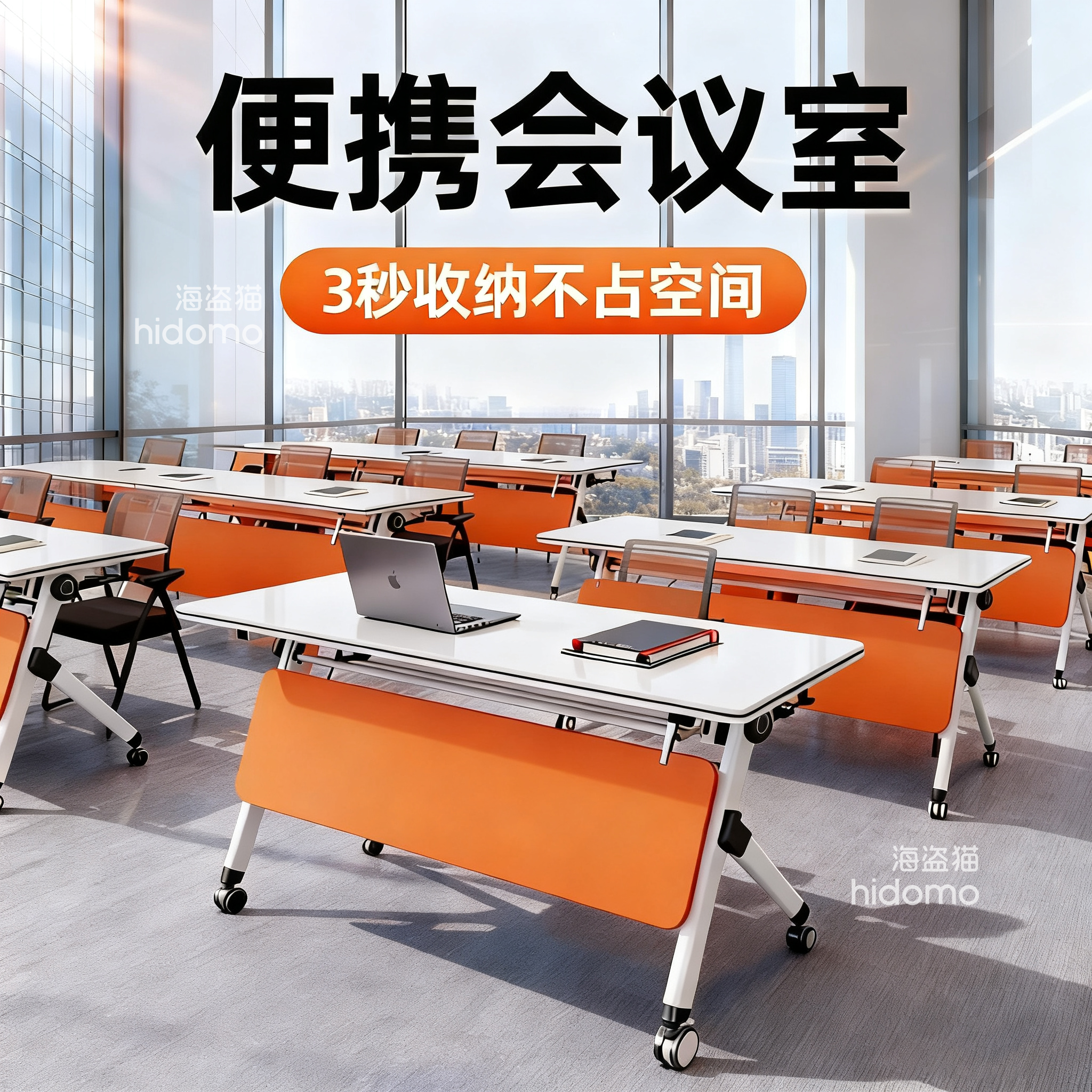 灵活办公：可折叠多功能桌椅组合解析