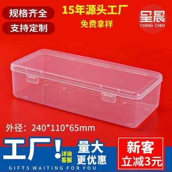 Manufacturer plastic box pp box hardware storage box large capacity plastic box rectangular packaging box