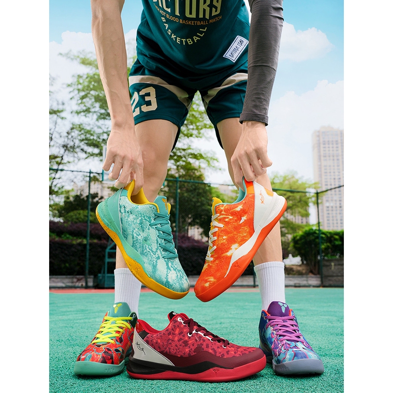 Authentic Brand Official Putian Kobe 8 Basketball Shoes for Men and Women, Breathable, Non-Slip, Wear-Resistant, Lightweight, Practical for Training