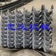 Thickened wear-resistant spiral sheet twisted dragon blade feed mixer loader hoist conveyor Jiaolong sheet accessories