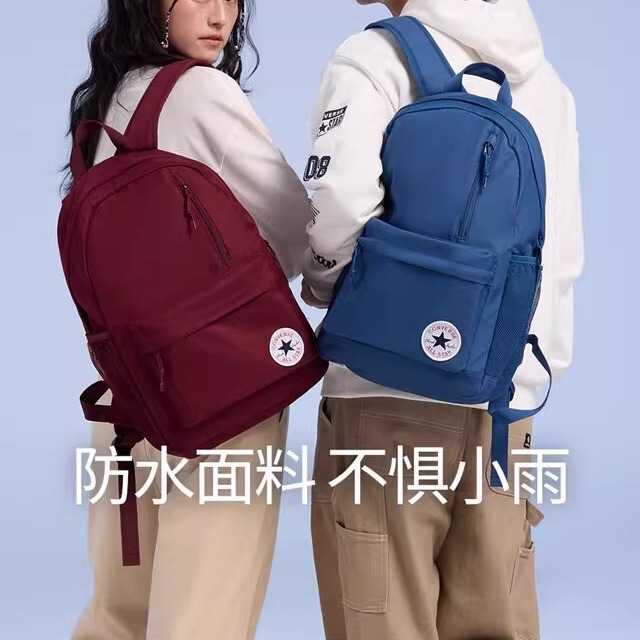 Converse Backpack 2025 New Model Student School Bag Large Capacity Laptop Bag Casual Sports Bag Backpack