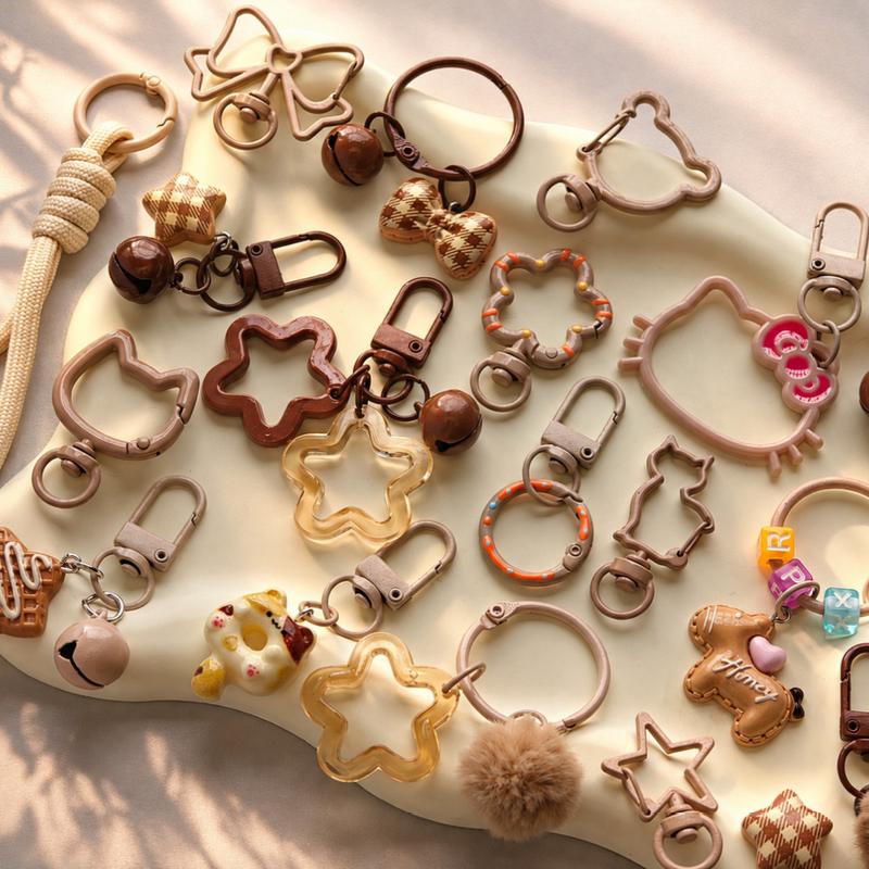 ins Fengmaka Acrylic Bead Keychain Accessories DIY 2026 New High-End Exquisite and Sophisticated Style for Women ins Fengmaka Acrylic Bead Keychain Accessories DIY 2026 New High-End Exquisite and Sophisticated Style for Women