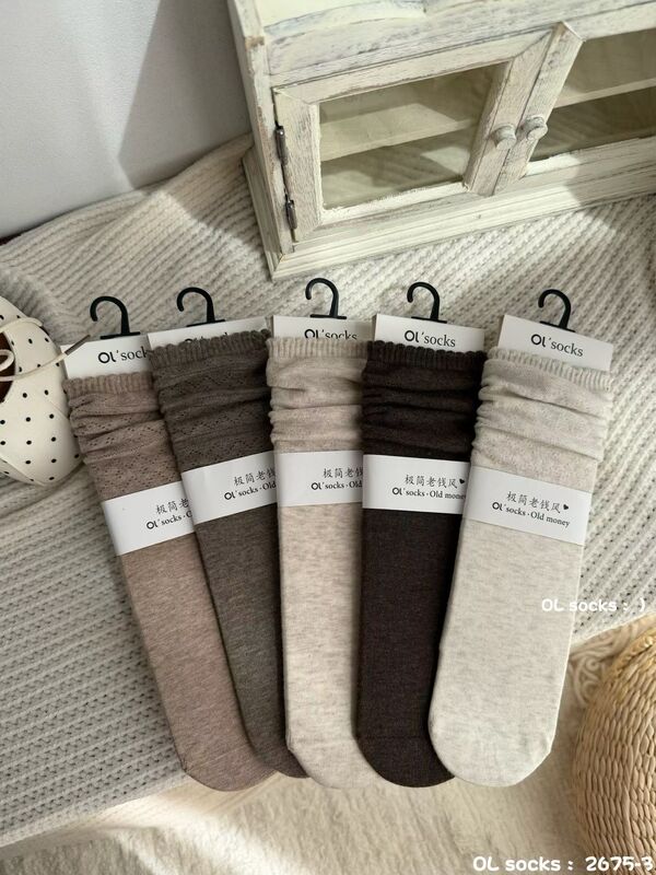 Ol European-Style Women's Autumn High-Tube Seamless Trendy Socks Ol European-Style Women's Autumn High-Tube Seamless Trendy Socks