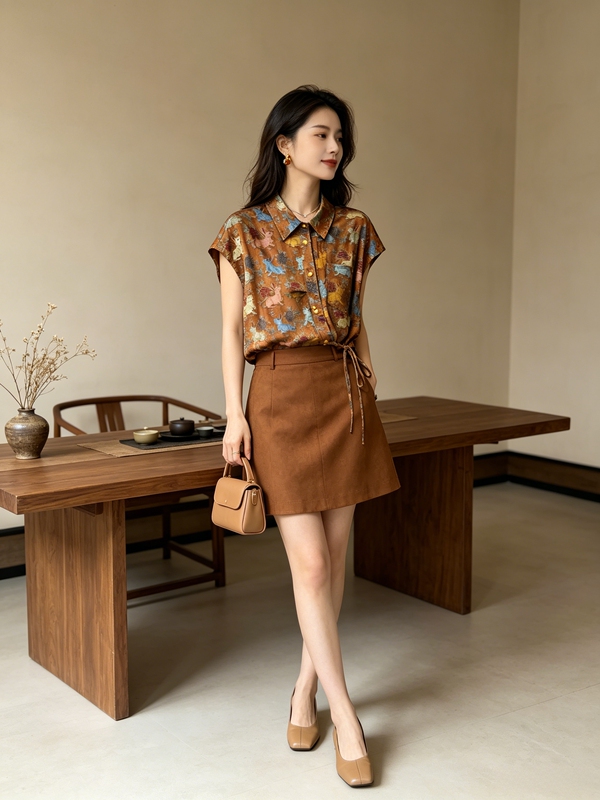 New Style Chinese-Style Sleeveless Waist-Cinching Versatile Top B1-3 # 851 New Style Chinese-Style Sleeveless Waist-Cinching Versatile Top B1-3 # 851