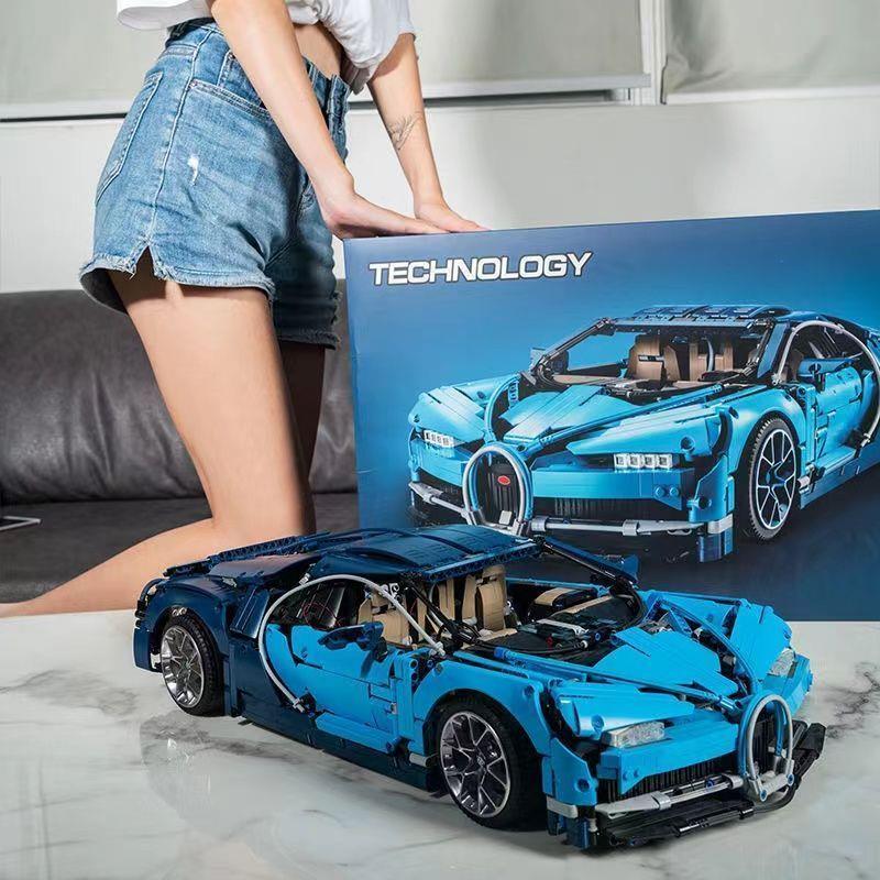 2026 New Model Bugatti Veyron Building Blocks Lamborghini Adult Assembly Car Model Boy Toy High Difficulty