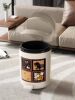 Household Trash Can, Large Capacity, 2025 New Model, High Aesthetic Value, with Lid, Pedal-Operated Trash Bin, Bathroom-Specific Wastebasket