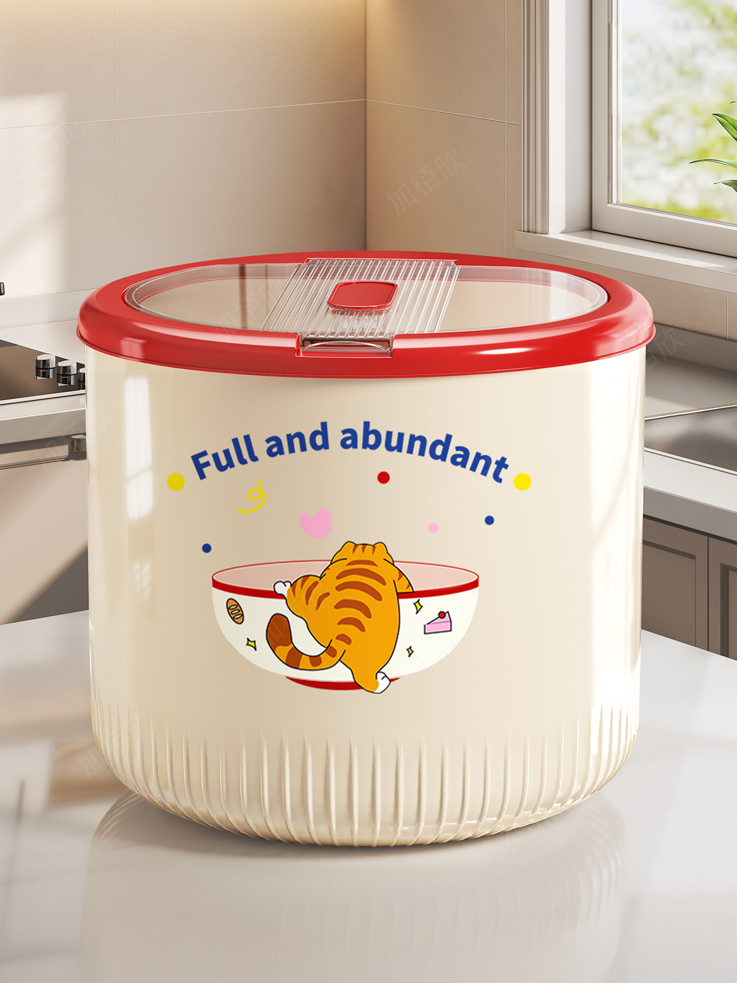 Rice Bucket for Home Use 2025 New Model Rice Container Food-Grade Insect-Proof and Moisture-Proof Rice Box Large Capacity Rice Flour Storage Bucket